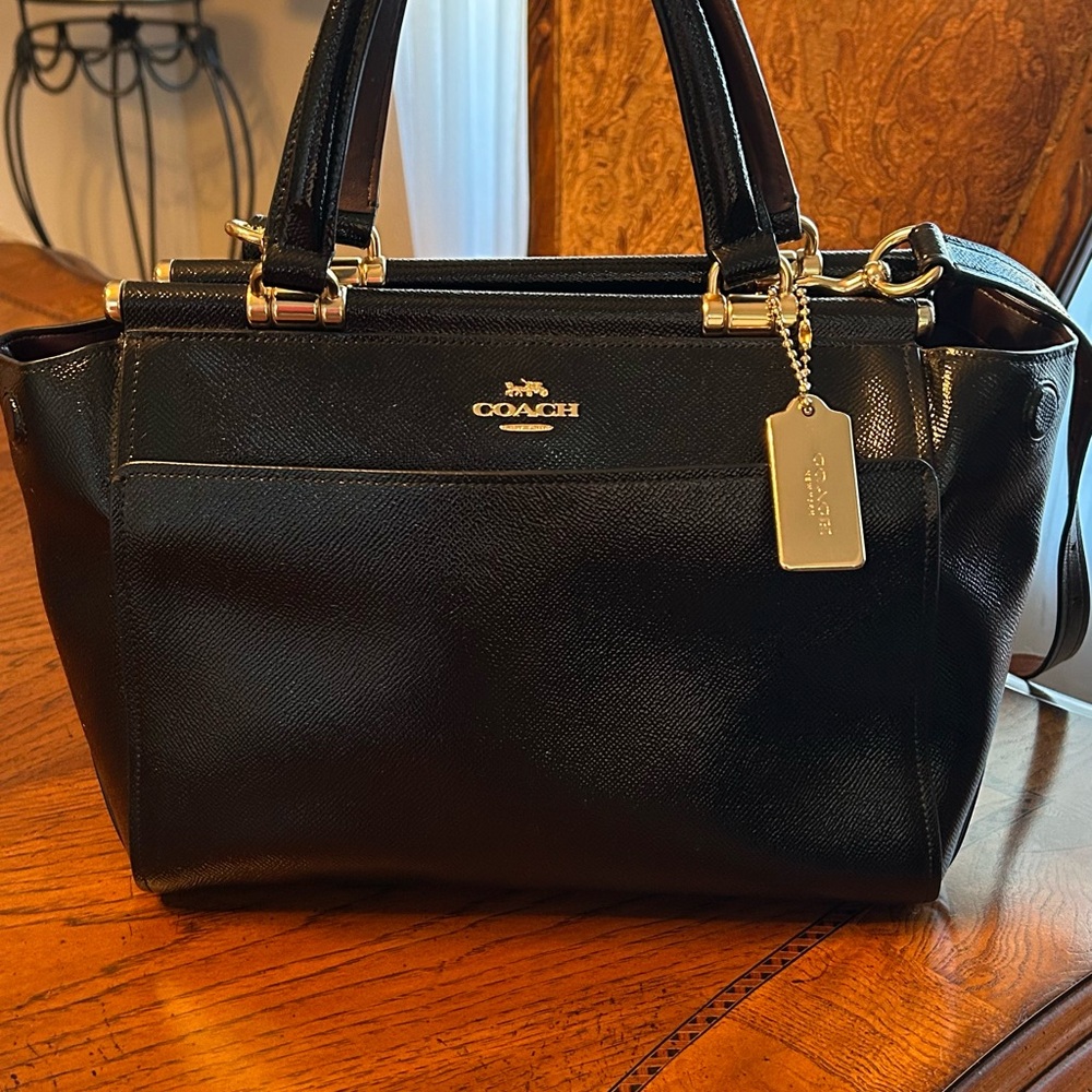 Coach Black Satchel